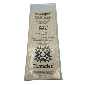 Thangles 2.25" Quilting Templates Finished Triangle Paper 300 HST From 2.75"